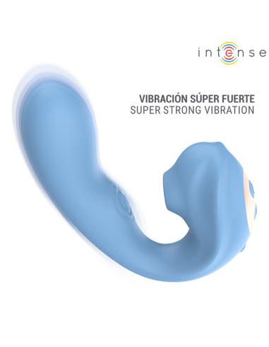 INTENSE GINA MULTIFUNCTION CLITORAL STIMULATOR BLUE