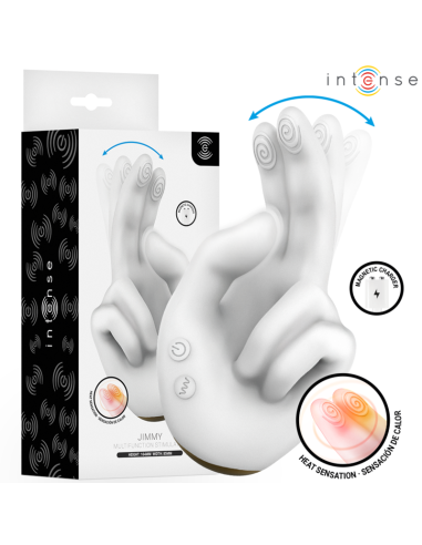 INTENSE JIMMY HAND SHAPED MULTIFUNCTION STIMULATOR WITH VIBRATION AND HEAT