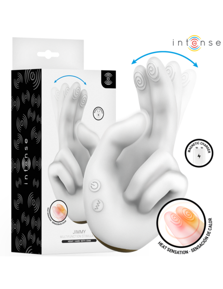 INTENSE JIMMY HAND SHAPED MULTIFUNCTION STIMULATOR WITH VIBRATION AND HEAT