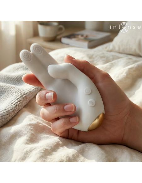 INTENSE JIMMY HAND SHAPED MULTIFUNCTION STIMULATOR WITH VIBRATION AND HEAT