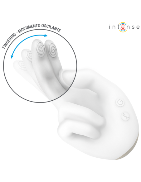 INTENSE JIMMY HAND SHAPED MULTIFUNCTION STIMULATOR WITH VIBRATION AND HEAT