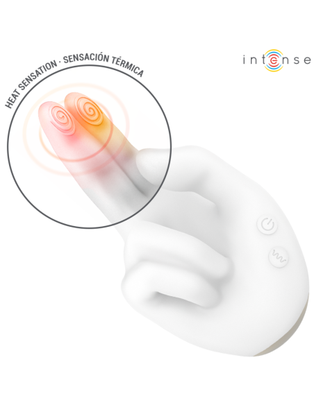 INTENSE JIMMY HAND SHAPED MULTIFUNCTION STIMULATOR WITH VIBRATION AND HEAT
