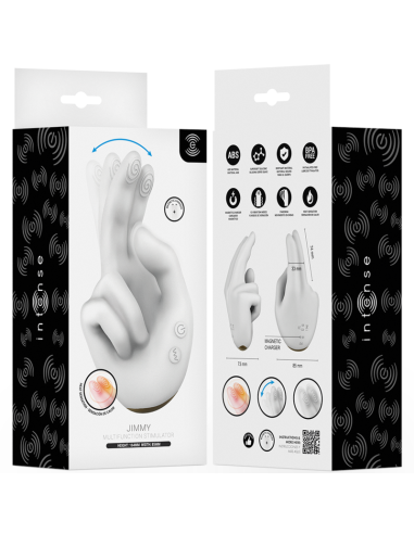 INTENSE JIMMY HAND SHAPED MULTIFUNCTION STIMULATOR WITH VIBRATION AND HEAT