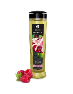 SHUNGA ORGANIC MASSAGE OIL RASPBERRY FEELING 240 ML