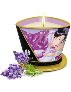 SHUNGA MASSAGE CANDLE LAVANDER 170 ML