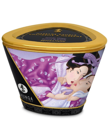 SHUNGA MASSAGE CANDLE LAVANDER 170 ML