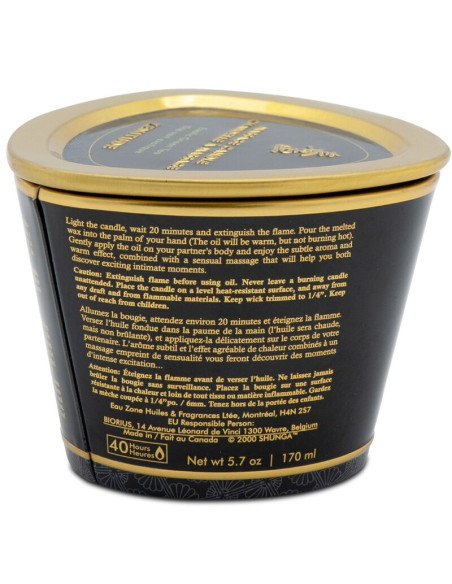 SHUNGA MASSAGE CANDLE LAVANDER 170 ML