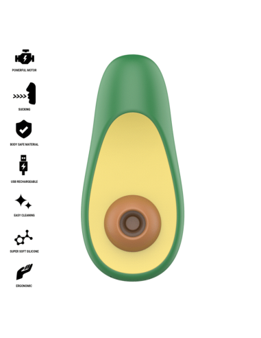 INTENSE WAKI AVOCADO CLITORAL SUCTION STIMULATOR