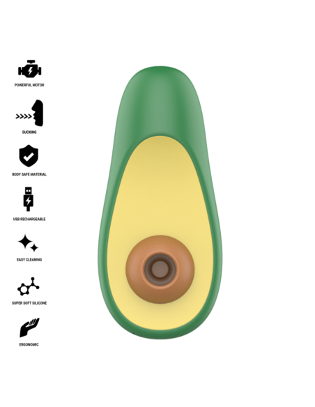INTENSE WAKI AVOCADO CLITORAL SUCTION STIMULATOR
