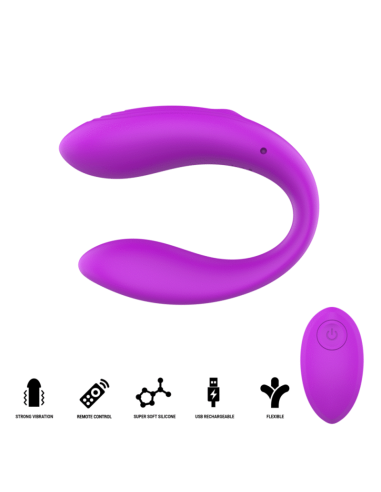 INTENSE NORA VIBRATING CLAMP STIMULATOR PURPLE