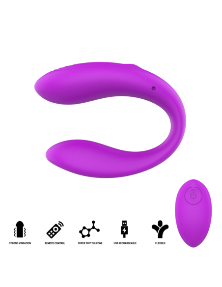 INTENSE NORA VIBRATING CLAMP STIMULATOR PURPLE