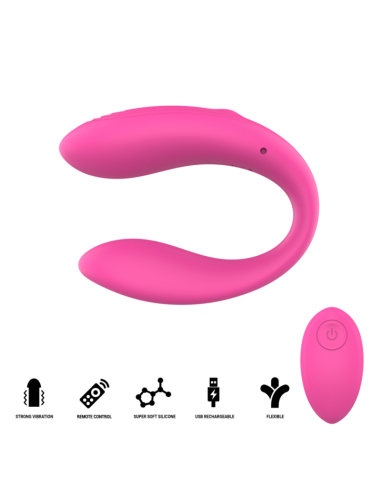 INTENSE NORA VIBRATING CLAMP STIMULATOR PINK