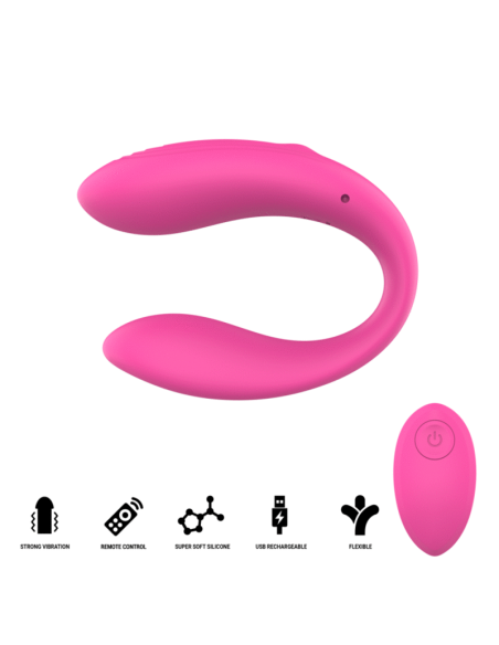 INTENSE NORA VIBRATING CLAMP STIMULATOR PINK