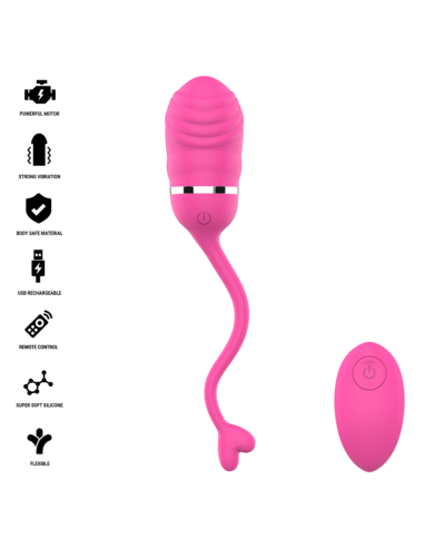 INTENSE SOOKIE REMOTE CONTROL VIBRATING EGG PINK