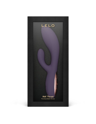 LELO INA THRUST RABBIT THRUSTING VIBRATOR PURPLE