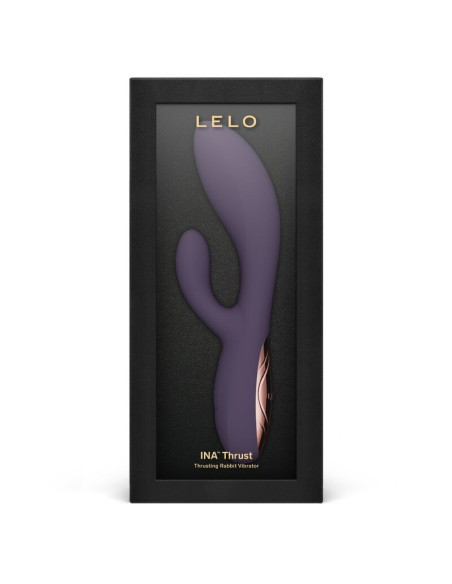 LELO INA THRUST RABBIT THRUSTING VIBRATOR PURPLE