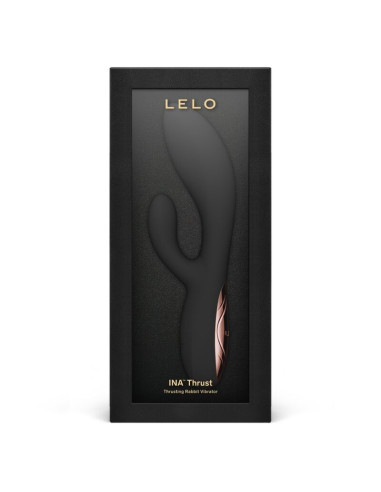 LELO INA THRUST RABBIT THRUSTING VIBRATOR BLACK