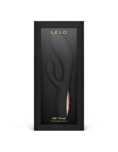 LELO INA THRUST RABBIT THRUSTING VIBRATOR BLACK