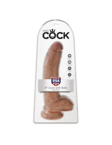 KING COCK REALISTIC DILDO WITH BALLS 228 CM