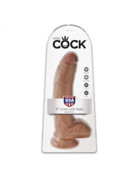 KING COCK REALISTIC DILDO WITH BALLS 228 CM