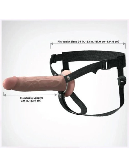 FANTASY X TENSIONS ELITE REALISTIC HOLLOW STRAP ON 241 CM