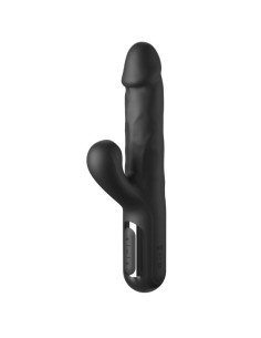 FETISH FANTASY SERIES SONIX SILICONE THRUSTER RABBIT VIBRATOR BLACK