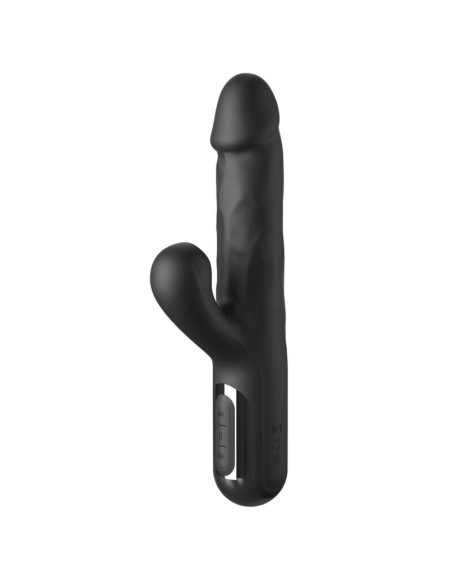 FETISH FANTASY SERIES SONIX SILICONE THRUSTER RABBIT VIBRATOR BLACK