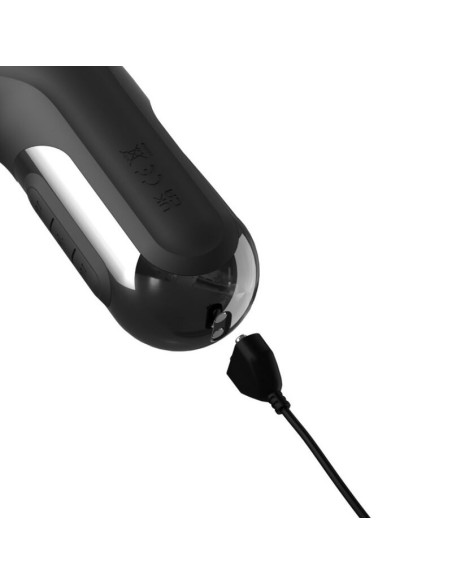 FETISH FANTASY SERIES SONIX SILICONE THRUSTER RABBIT VIBRATOR BLACK