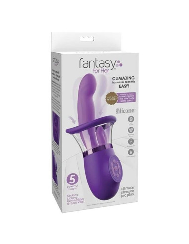 FANTASY FOR HER ULTIMATE PLEASURE PRO PLUS RABBIT VIBRATOR PURPLE 203 CM