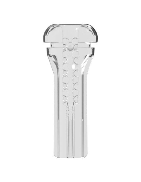 PDX ELITE VIEWTUBE VAC XXL TRANSPARENT STROKER WITH SUCTION PUMP 273 CM