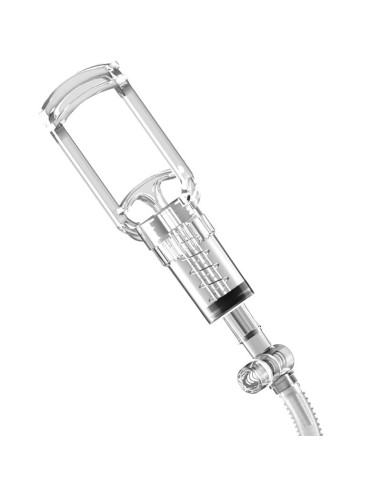 PDX ELITE VIEWTUBE VAC XXL TRANSPARENT STROKER WITH SUCTION PUMP 273 CM