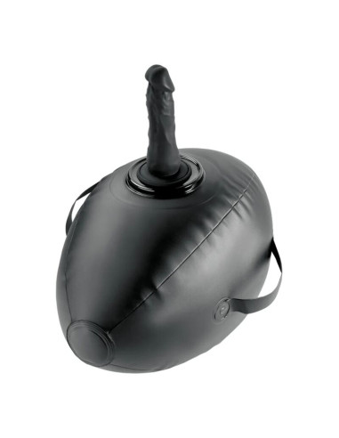 FETISH FANTASY SERIES BODY DOCK INFLATABLE LOVE BALL WITH DILDO BLACK 419 CM
