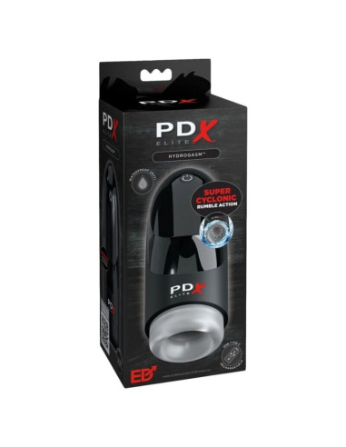 PDX ELITE HYDROGASM CYCLONIC VIBRATING MASTURBATOR 20 CM