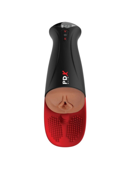 PDX ELITE FAP O MATIC PRO XL AUTOMATIC VIBRATING STROKER BROWN 349 CM