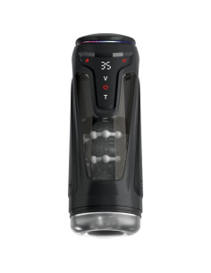 PDX ELITE MOTO BATOR PRO THRUSTING STROKER AUTOMATIC VIBRATING AND WARMING MASTURBATOR 265 CM
