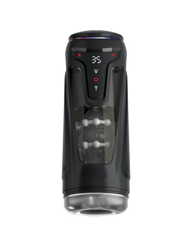 PDX ELITE MOTO BATOR PRO THRUSTING STROKER AUTOMATIC VIBRATING AND WARMING MASTURBATOR 265 CM