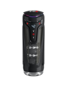 PDX ELITE MOTO BATOR PRO THRUSTING STROKER AUTOMATIC VIBRATING AND WARMING MASTURBATOR 265 CM 2