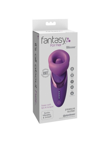 FANTASY FOR HER PLEASURE SUCKER VIBRATOR PURPLE