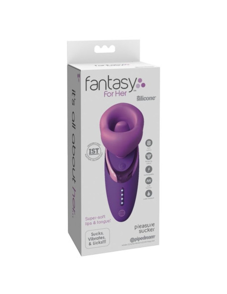 FANTASY FOR HER PLEASURE SUCKER VIBRATOR PURPLE