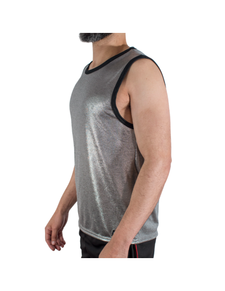 MACHO FINE GLITTER T SHIRT L XL