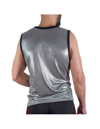 MACHO FINE GLITTER T SHIRT L XL