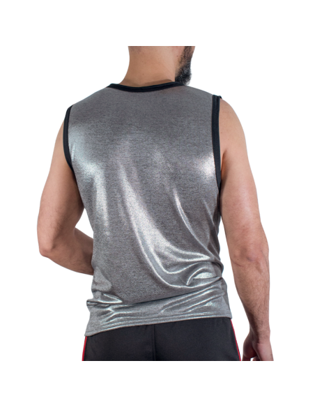 MACHO FINE GLITTER T SHIRT L XL