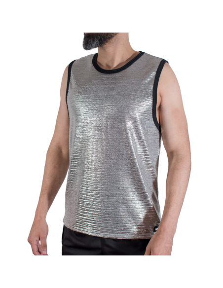 MACHO FINE GLITTER T SHIRT S M