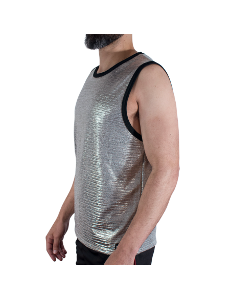 MACHO FINE GLITTER T SHIRT S M