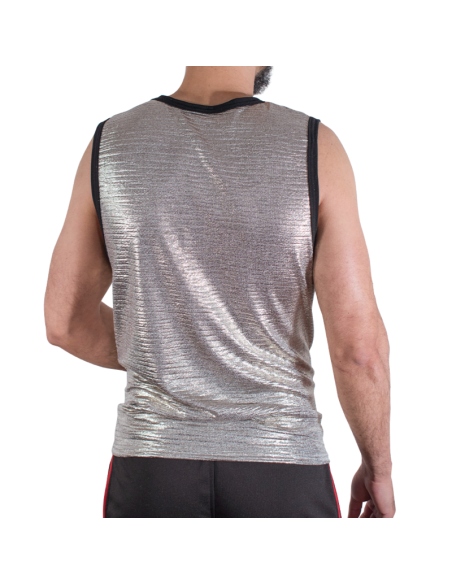 MACHO FINE GLITTER T SHIRT S M