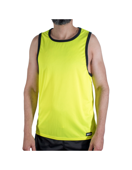 MACHO CMV001 YELLOW GYM T SHIRT S M