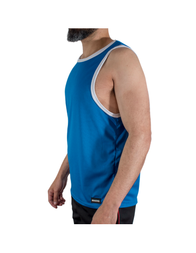 MACHO CMV002 BLUE GYM T SHIRT S M