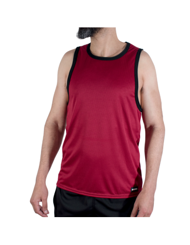 MACHO CMV003 MAROON GYM T SHIRT S M