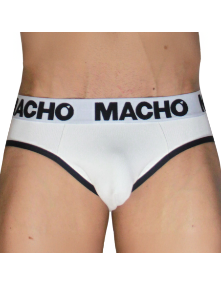 MACHO MCH006 CLASSIC SLIP WHITE BLACK S