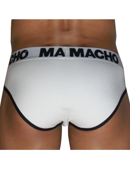 MACHO MCH006 CLASSIC SLIP WHITE BLACK S